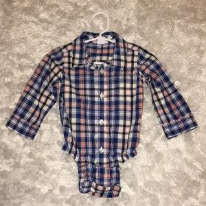 Baby Gap collard shirt onesie
